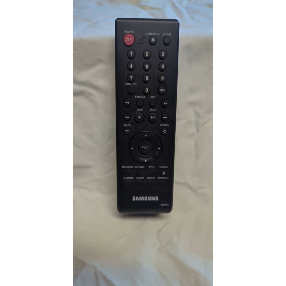 Samsung 00054D DVD Player Remote Control AK59-00054D Black Gray